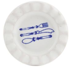 Spoon Knife Fork Pattern Ceramic Cabinet Knobs